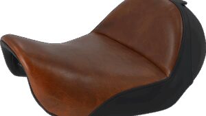 SADDLEMEN Seat - Renegade™ Lariat Solo - Smooth - Brown - Dyna