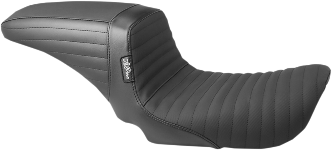 LE PERA Kickflip Seat - Pleated w/ Gripp Tape - Black - FXD '06-'17