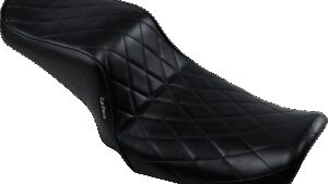LE PERA Cherokee Seat - Diamond Pleated - Black - FL/FX '06-'17