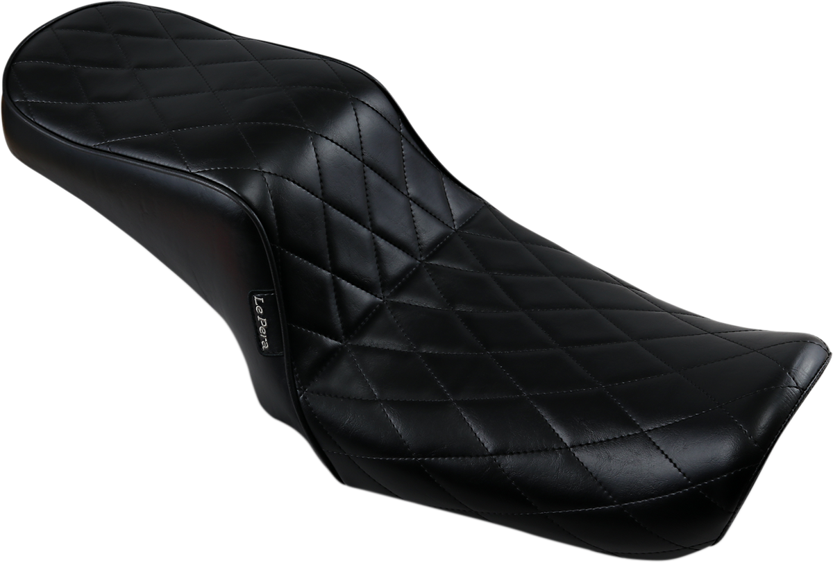 LE PERA Cherokee Seat - Diamond Pleated - Black - FL/FX '06-'17