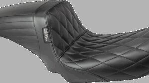 LE PERA Kickflip Seat - Diamond - Black - FXD '04-'05