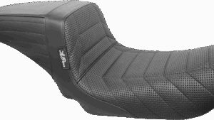 LE PERA Kickflip Seat - Flat Track Stitch - Black - FXD '06-'17