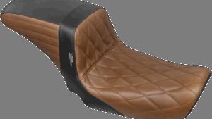 LE PERA Kickflip Seat - Diamond - Black/Brown - FXD '06-'17