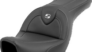 SADDLEMEN Roadsofa™ Carbon Fiber Seat - Carbon Fiber - without Backrest - FXD '06-'17