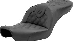 SADDLEMEN Roadsofa™ Seat - Lattice Stitch - without Backrest - FXD '96-'03