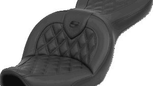 SADDLEMEN Roadsofa™ Seat - without Backrest - Lattice Stitch - FXDWG '96-'23