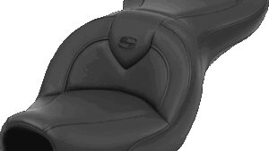 SADDLEMEN Roadsofa™ Seat - Black Stitch - without Backrest - FXD '04-'05
