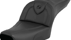 SADDLEMEN RoadSofa™ - Black - without Driver Backrest - FXDWG '04-'05