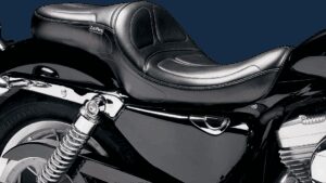 LE PERA Maverick Seat - without Backrest - Stitched - Black - XL '04-'22