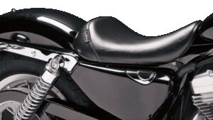 LE PERA Bare Bones Solo Seat - Smooth - Black - XL '04-'22