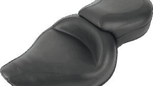 MUSTANG Vintage Style Seat - Wide - Smooth - Black - XL