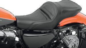 SADDLEMEN Seat - Explorer™ - Without Backrest - Stitched - Black - XL '04-'22
