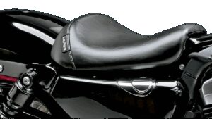LE PERA Bare Bones Solo Seat - Smooth - Black - XL '04-'22