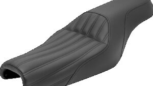 SADDLEMEN Knuckle 2-Up Seat - Ribbed - Black