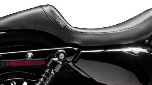 LE PERA Daytona Sport Daddy Long Legs Seat - Smooth - Black - XL '04-'22