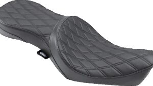 DRAG SPECIALTIES SEATS Double Bucket Seat - Double Diamond Stitch - XL '10-'22