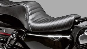 LE PERA Cherokee Seat - Pleated - Black - XL '04-'22