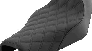 SADDLEMEN Renegade Solo Seat - Lattice Stitched - Black - XL '04-'20