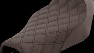 SADDLEMEN Renegade Solo Seat - Lattice Stitched - Brown - XL '04-'20