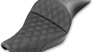 SADDLEMEN Explorer Seat - Lattice Stitched - 3.3 Gallon Tanks - XL '04-'20