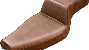 SADDLEMEN Step-Up Seat - Rear Lattice Stitch - Brown - XL