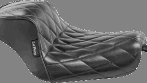 LE PERA Sprocket Solo Seat - Diamond - Black - XL '04-'23