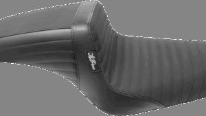 LE PERA Kickflip Seat - Pleated w/ Gripp Tape - Black - XL '10-'22