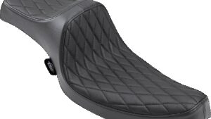 DRAG SPECIALTIES SEATS Predator III Seat - Diamond Stich w/ Black Thread - XL '57-'78