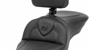 SADDLEMEN Roadsofa™ Seat - with Backrest - Black - XL '04-'22