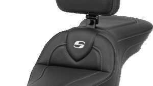 SADDLEMEN Roadsofa™ Seat - with Backrest - Carbon Fiber - XL '04-'22