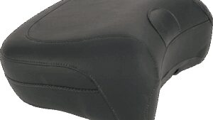 MUSTANG Wide Rear Seat - Smooth - Black - FL '97-'20