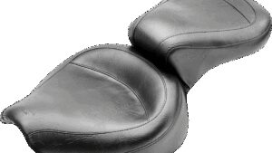 MUSTANG Vintage Style Seat - Wide - Smooth - Black - FX/FL