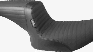 LE PERA Kickflip Seat - Pleated w/ Gripp Tape - Black - FXR '82-'94
