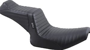 LE PERA Tailwhip Seat - Pleated - Black - FXR '82-'94