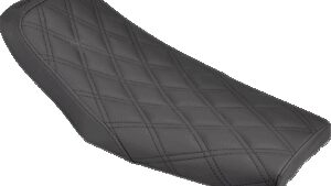 SADDLEMEN Eliminator Seat - Black - Lattice Stitched