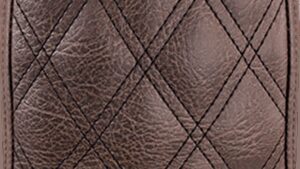 SADDLEMEN Detachable Pillion Pad - Lattice Stitched - Brown