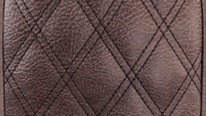 SADDLEMEN Detachable Pillion Pad - Lattice Stitched - Brown