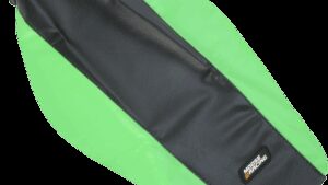 MOOSE OFFROAD Seat Cover - Green/Black - Kawasaki