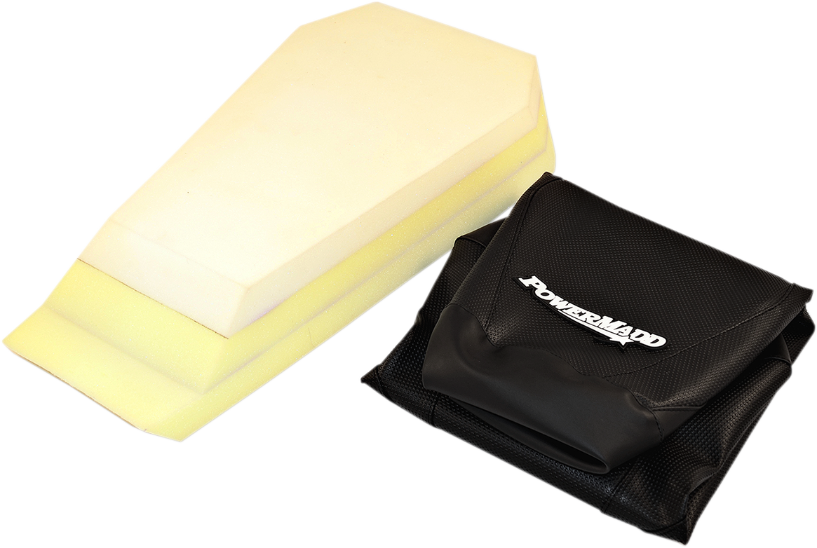 POWERMADD High Rise Seat Cover Kit - 3" - Gripper - Black