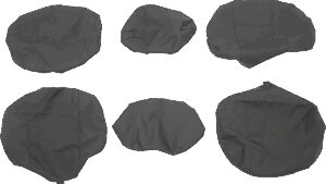 MOOSE OFFROAD Seat Cover - Black - Defender