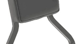 DRAG SPECIALTIES SEATS Sissy Bar Pad - Short - Smooth - Black W/Solar Reflective Leather Top Stitch