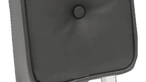 DRAG SPECIALTIES SEATS Sissy Bar Pad - Tall - Pillow W/Piping - Black