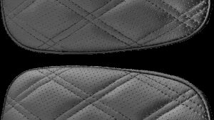 SADDLEMEN Lattice Stitched Arm Rest Pads