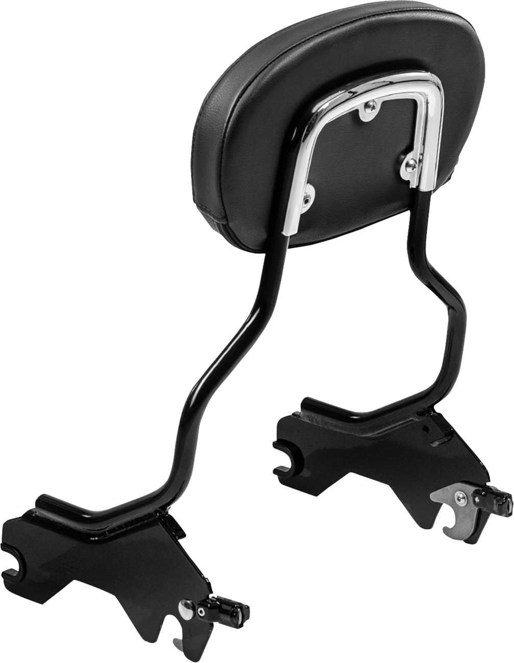SADDLEMEN SISSY BAR PAD BRACKET CHROME - Image 2