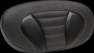 MUSTANG PAD SISSY BAR DLX DIAM TOURING ORANGE THREAD