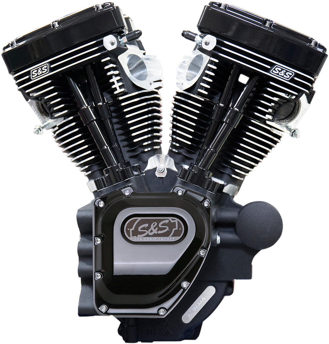 S&S CYCLE ENGINE T124LCLB BLK 07-16