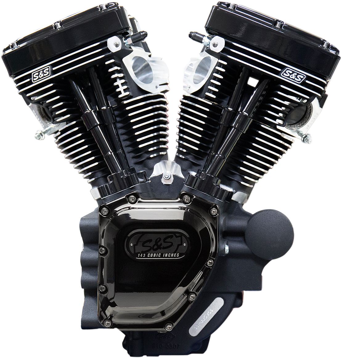 S&S CYCLE T143 Long Block Engine - Black Edition - Dyna