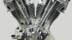 S&S CYCLE V111 Long-Block Engine- Natural - 84-'99 Custom Chasis w/Alternator Style Primary