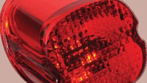 DRAG SPECIALTIES Taillight Lens - Bottom Tag Window - Red