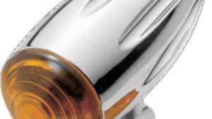 PRO-ONE PERF.MFG. Bullet Marker Light - Chrome/Ball-Milled